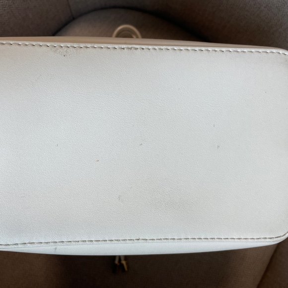 Ralph Lauren Bag Dryden Debby Mini Drawstring Bucket Vanilla Multi Lizard Floral - Picture 4 of 5